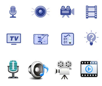 蘭亭妙微ui設(shè)計-數(shù)碼視訊EMR 4.0系統(tǒng)界面設(shè)計及圖標(biāo)